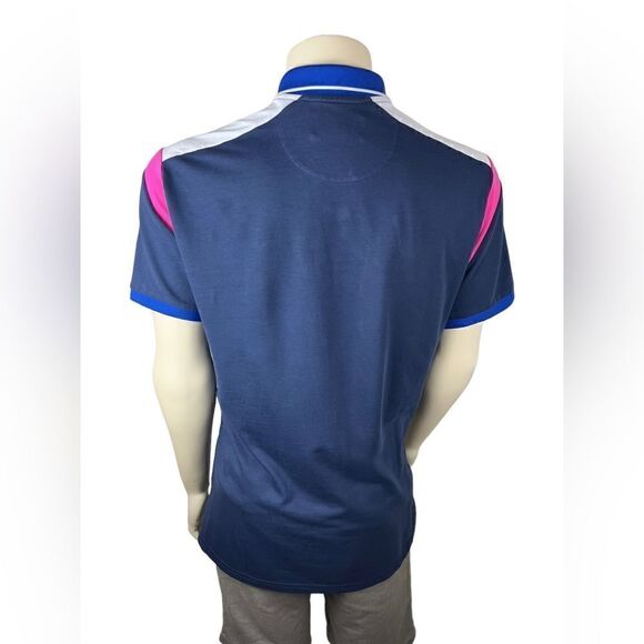 Original Penguin S/S Polo Shirt with Front Zip Closure Excellent Condition Sz XL - Picture 2 of 7